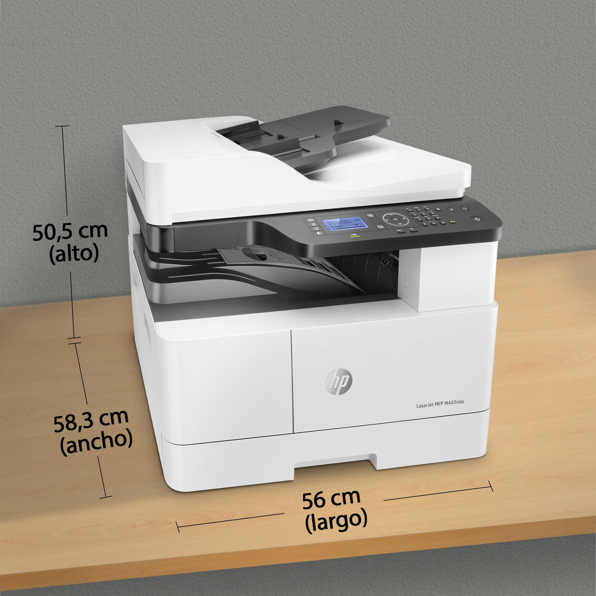 Hp Laserjet Mfp M443nda A3 Monochrom Usb Laser Print Copy Scan 25ppm