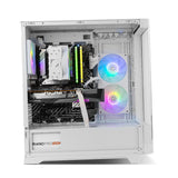 Caja Nox Hummer Ether Atx Semitorre Cristal Curvo Blanco
