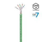 Aisens Bobina Cable Rj45 Lszh Cpr Cca Cat.7 600 Mhz S/Ftp Awg23 - 500m - Verde