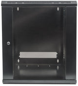 Intellinet Network Cabinet, Wall Mount (Standard), 12u, Usable Depth 260mm/Width 510mm, Negro, Flatpack, Max 60kg, Metal & Glass Door, Back Panel, Removeable Sides,Suitable Also For Use On Desk Or Floor, 19",Parts For Wall Install (Eg