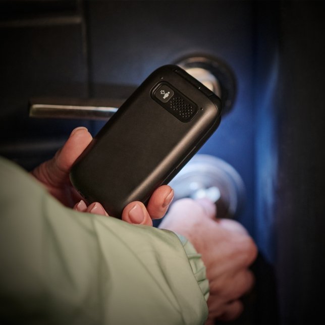 Teléfono Móvil Panasonic Kx-Tu550 Para Personas Mayores Negro