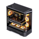 Jonsbo D400 Pc-Gehäuse, Midi Tower, Atx, Tempered Glass - Schwarz