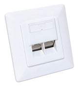 EAN 0766623771900 - Intellinet 771900 toma de corriente 2 x RJ-45 Blanco imagen 2