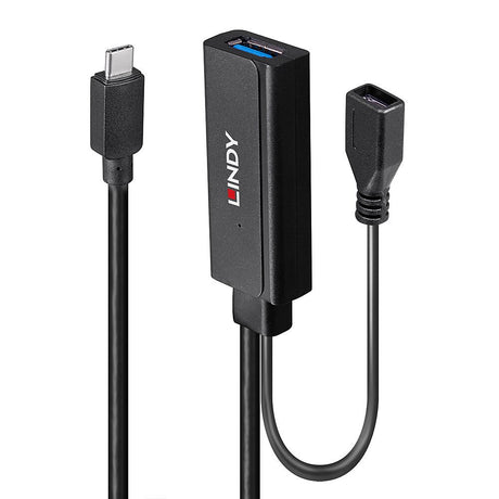 EAN 4002888433440 - Lindy 43344 hub de interfaz USB 3.2 Gen 1 (3.1 Gen 1) Type-C 5000 Mbit/s Negro imagen 1