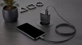 Cargador Usb Gan Mars Gaming Md-Gan30 30w 1xusb-C 1xusb-A Pd Color Negro