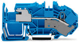 Wago 2016-7714 1-Leiter-N-Trennklemme,16 Mm,Push-In Cage Clamp ,Blau