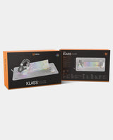 Pack Krom 4 En 1 Rgb Klass Gaming Combo Blanco