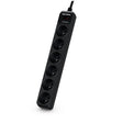 EAN 4712856275797 - CyberPower Tracer III B0620SC0-FR limitador de tensión Negro 6 salidas AC 200 - 250 V 1,8 m imagen 1