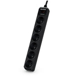 EAN 4712856275797 - CyberPower Tracer III B0620SC0-FR limitador de tensión Negro 6 salidas AC 200 - 250 V 1,8 m imagen 1