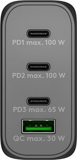 EAN 4040849655555 - Goobay 65555 cargador de dispositivo móvil Portátil, Smartphone Negro Corriente alterna Carga rápida Inte imagen 4