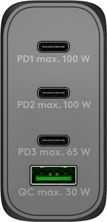 EAN 4040849655555 - Goobay 65555 cargador de dispositivo móvil Portátil, Smartphone Negro Corriente alterna Carga rápida Inte imagen 4