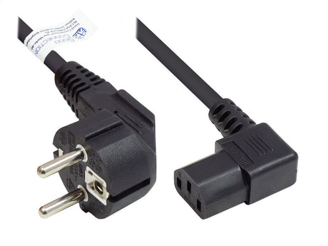 EAN 4014619168637 - Alcasa P0131-S030 cable de transmisión Negro 3 m Enchufe tipo E+F C13 acoplador imagen 1