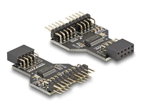 EAN 4043619600458 - DeLOCK 60045 cambiador de género para cable 9 pin USB 2.0 2 x 9 pin pin header Negro imagen 2