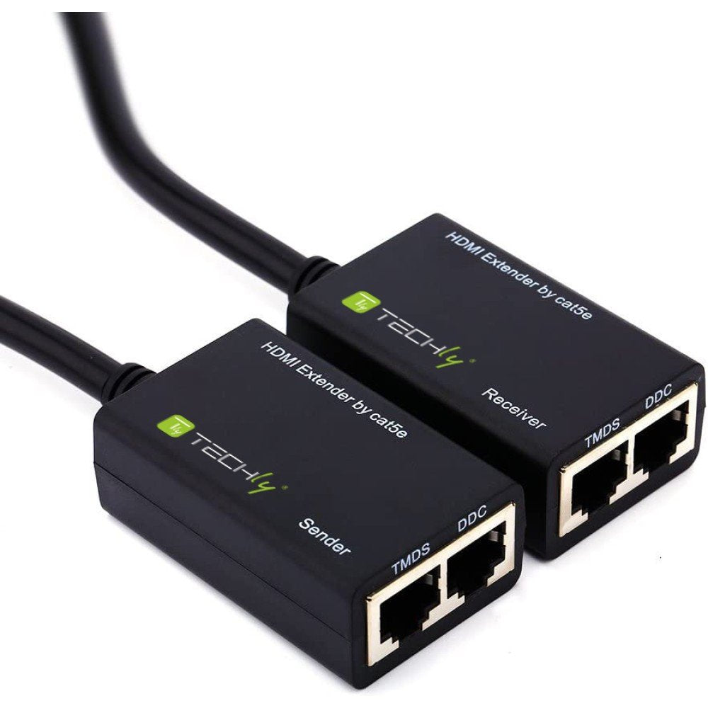 Techly Hdmi Extender By Cat.5e/6 Cable, Up To 30m