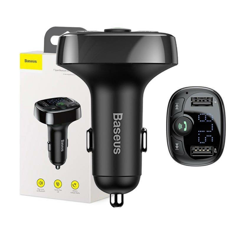 Fm Transmitter Fm To The Car Lighter Socket Baseus Cctm-01 (Microsd, Usb 2.0)