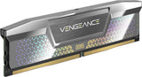 Memoria Corsair 48 Gb Ddr5-8000 2x 24 Gb  Kit Dual, Ram Plateada, Cmkc48gx5m2x8000c38, Vengeance, Intel Xmp Cmkc48gx5m2x8000c38