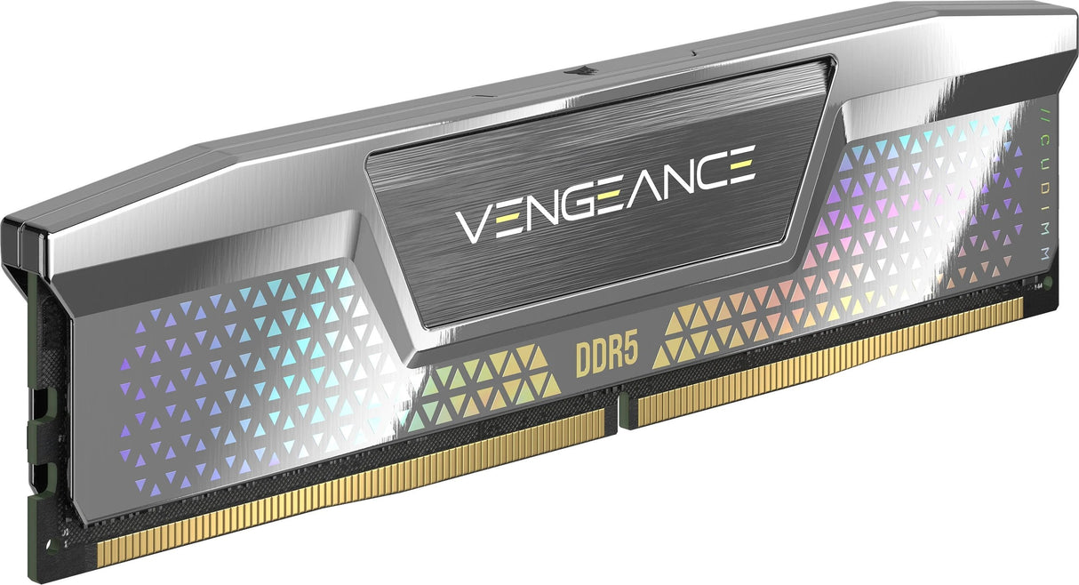 Memoria Corsair 48 Gb Ddr5-8400 2x 24 Gb  Kit Dual, Ram Plateada, Cmkc48gx5m2x8400c40, Vengeance, Intel Xmp Cmkc48gx5m2x8400c40