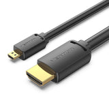 Cable Micro Hdmi 2.0 4k Vention Agibg Hdmi Macho Micro Hdmi Macho 1.5m Negro