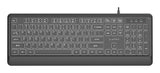 Gembird Slim Wired Backlight Keyboard Negro Us Layout