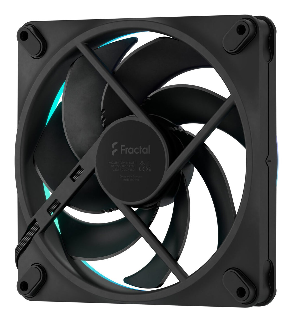 EAN 7340172708902 - Fractal Design Momentum 14 RGB Carcasa del ordenador Ventilador 14 cm Negro 1 pieza(s) imagen 6