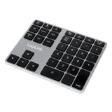 Logilink Id0187 Teclado Numérico Universal Bluetooth Aluminio, Negro