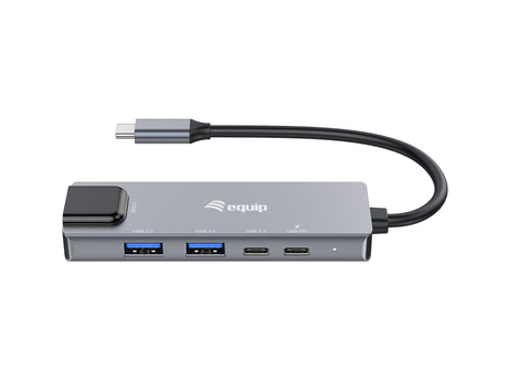 EAN 4015867239308 - Equip 133496 base para portátil y replicador de puertos Alámbrico USB 3.2 Gen 1 (3.1 Gen 1) Type-C Gris imagen 5