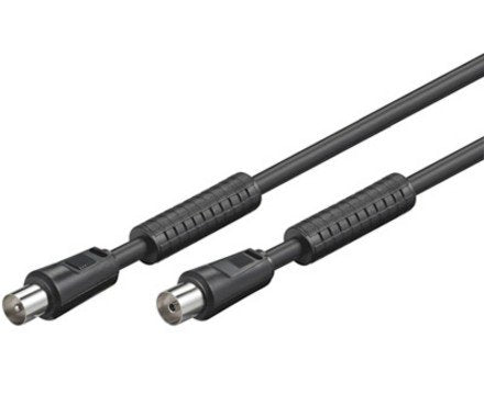 Good Connections Tv Cable De Antena Negro 5m