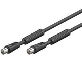 Good Connections Tv Cable De Antena Negro 5m