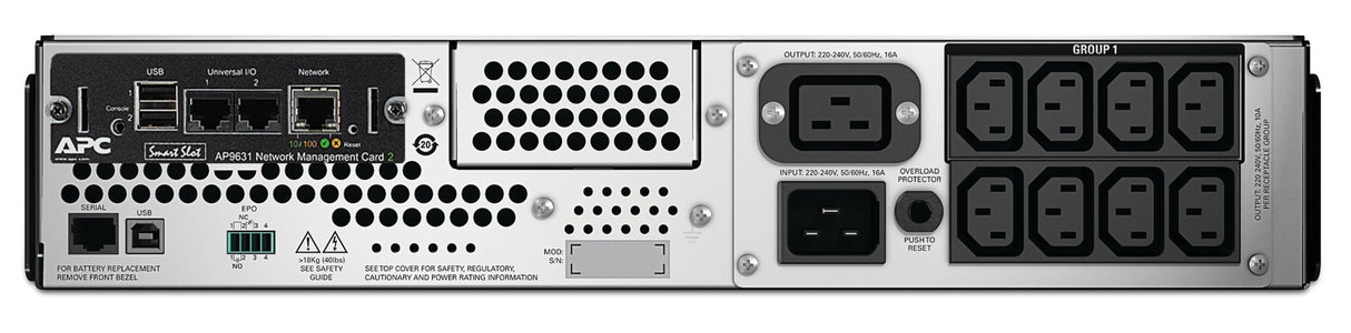EAN 0731304327691 - APC Smart-UPS 2200VA sistema de alimentación ininterrumpida (UPS) Línea interactiva 2,2 kVA 1980 W 9 sali imagen 2