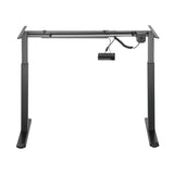 Aisens Bastidor De Escritorio Motorizado - Altura Ajustable Panel De Control - 80kg - Negro