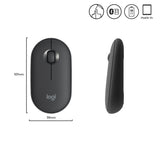 Ratón Inalámbrico Logitech Pebble M350 Grafito 910-005718