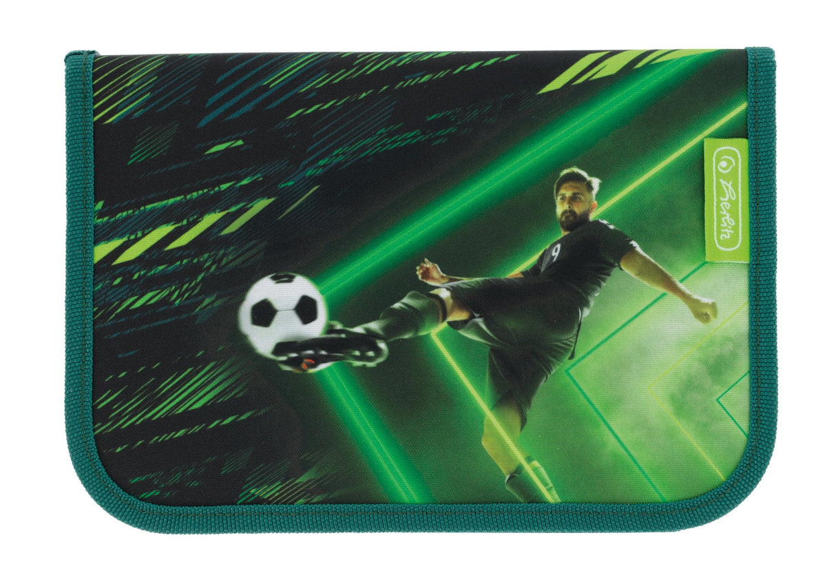 Herlitz Loop Plus Game Changer Juego De Mochila Escolar Niño Poliéster Negro, Verde