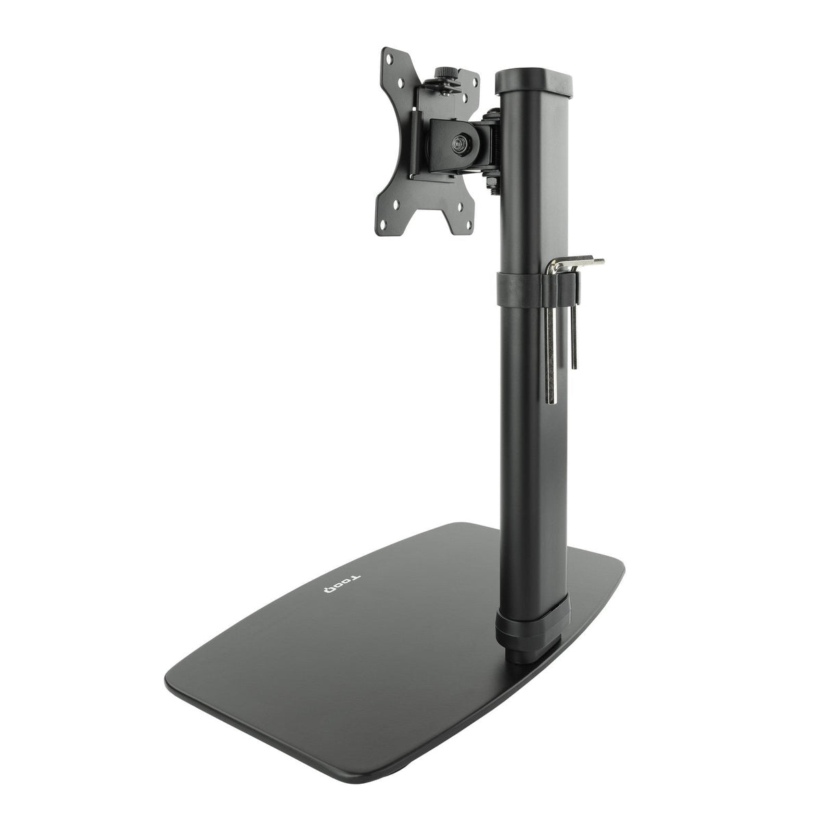 Tooq Soporte De Mesa Para Monitor De 17"-27" - Gestion De Cables - Peso Max 6kg - Vesa 100x100mm - Negro