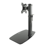Tooq Soporte De Mesa Para Monitor De 17"-27" - Gestion De Cables - Peso Max 6kg - Vesa 100x100mm - Negro