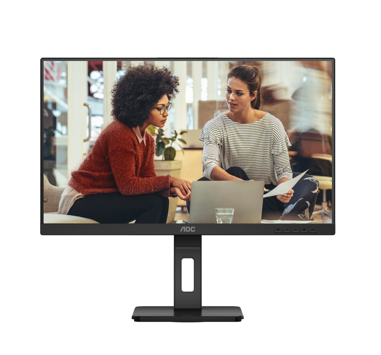 Monitor Aoc  27" U27e3uf 16:09 2xhdmi+Dp+Usb 4k Lift Negro