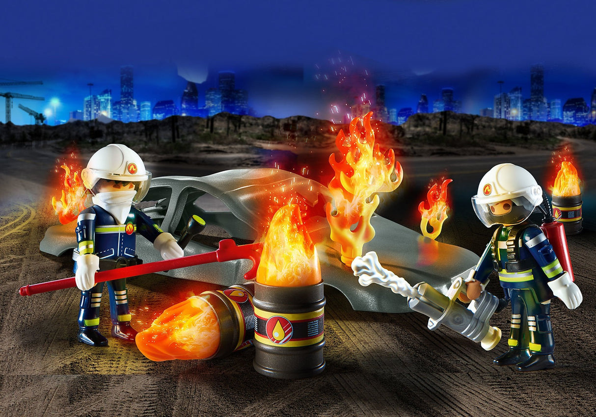 Playmobil 70907 Starter Pack Simulacro De Incendio