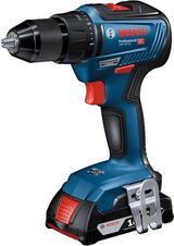 Taladro Atornillador Inalámbrico Bosch Gsr 18v-55 Professional Solo, 18 Voltios (Azul/Negro, Sin Batería Ni Cargador) 06019h5202