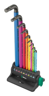Wera Juego De Llaves 3 Angulares Hex-Plus Multicolor 950/9