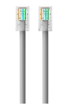 Cable Belkin Rj45-Rj45, Cat6, 1m  De Red Gris