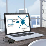 Usb 2.0 4 Port Hub - Black