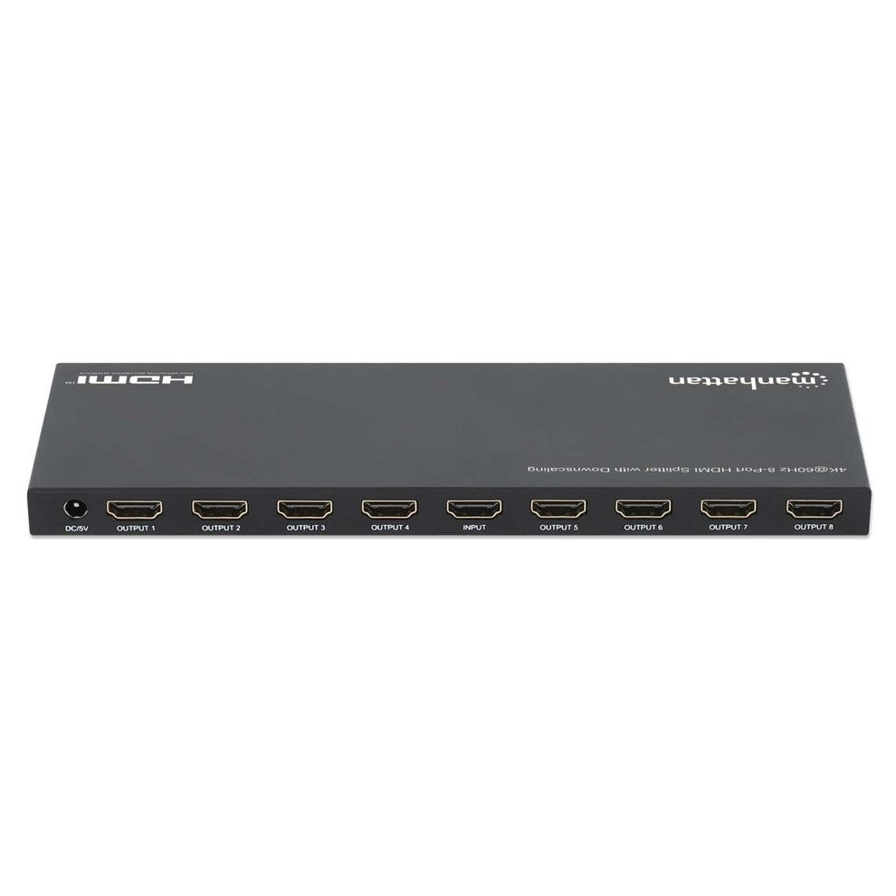 Manhattan 4k60hz 8-Port Hdmi-Splitter Con Downscaling