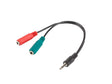 EAN 5901969409918 - Lanberg AD-0023-BK cable de audio 0,2 m 3,5mm 2 x 3.5mm Negro imagen 1