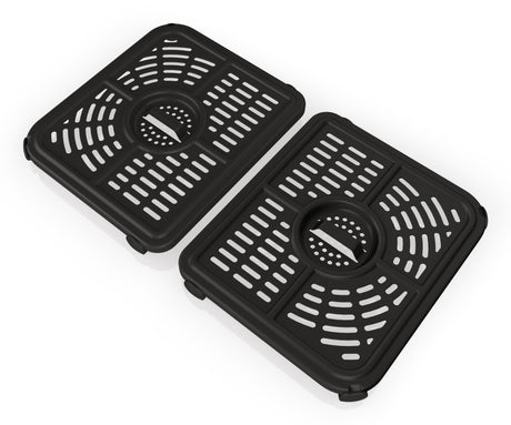 EAN 0622356270373 - Ninja AF500EU freidora Doble 10,4 L Independiente 2470 W Freidora de aire caliente Negro, Acero inoxidabl imagen 8