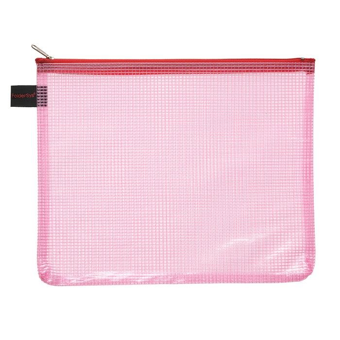 Foldersys Bolsa Con Cremallera A5 Rojo