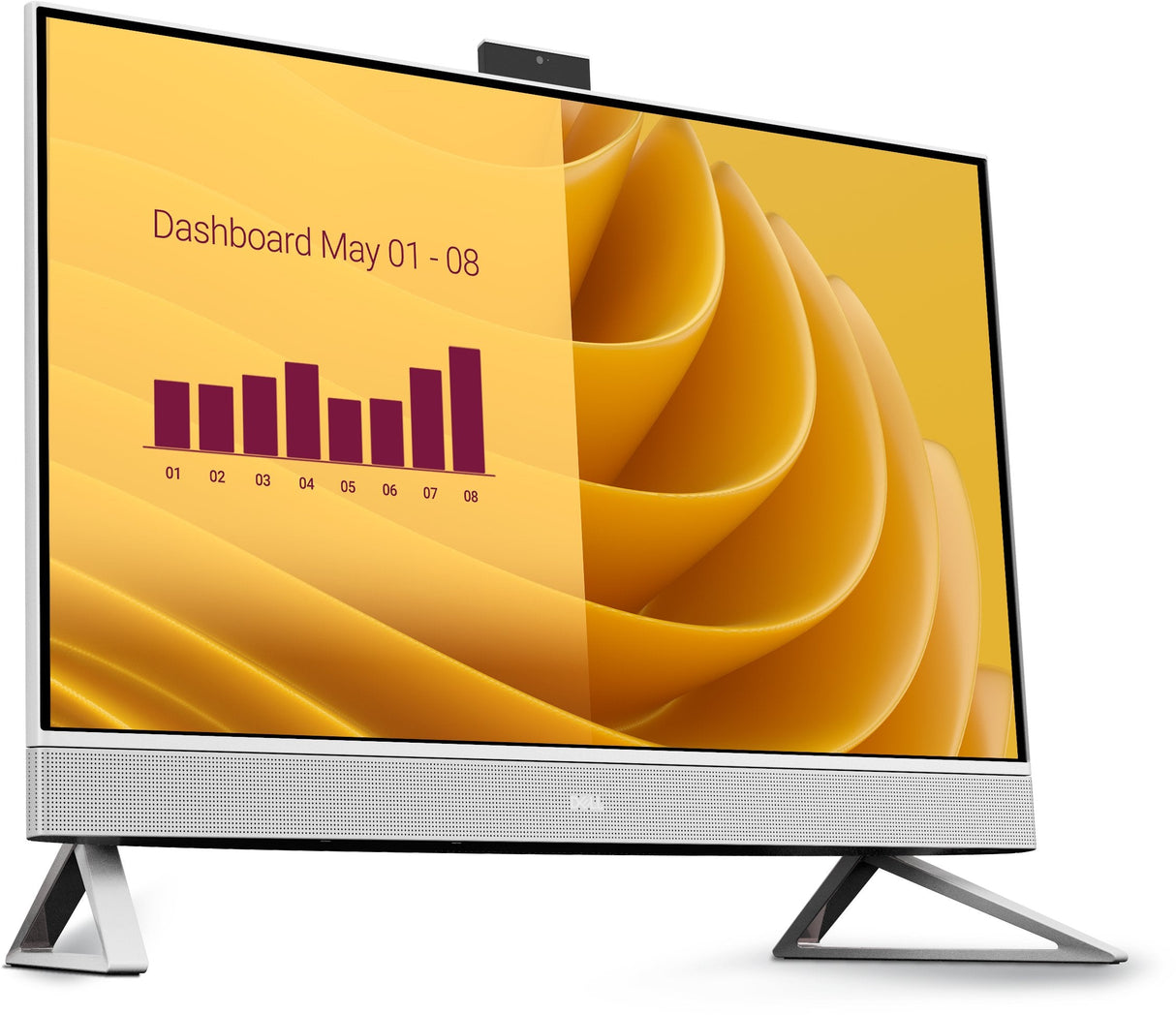 Pc Aio Dell Ec27250 Core 5-120u 16gb 512gb 27"Fhd W11p Blanco