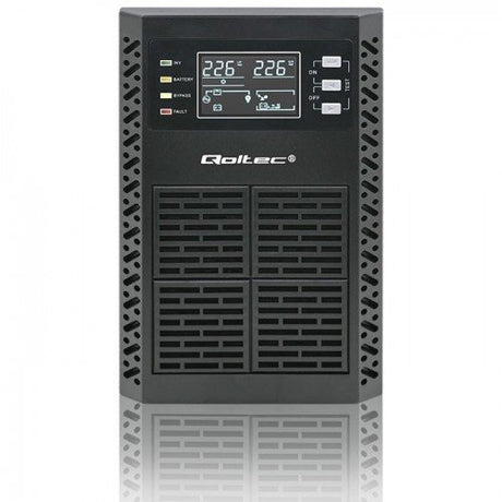 EAN 5901878522814 - Qoltec 52281 sistema de alimentación ininterrumpida (UPS) Doble conversión (en línea) 2 kVA 2000 W 3 sali imagen 5