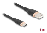 Delock Usb 2.0 Cable Usb Typ-A St > Usb Typ-C St 1m Schwarz