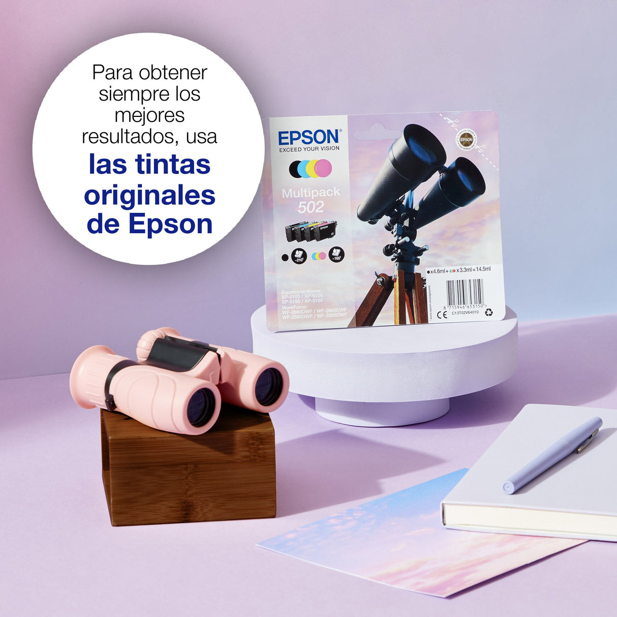 EAN 8715946653235 - Epson 502 XL cartucho de tinta 1 pieza(s) Original High (L) Yield Negro, Azul, Magenta, Amarillo imagen 3