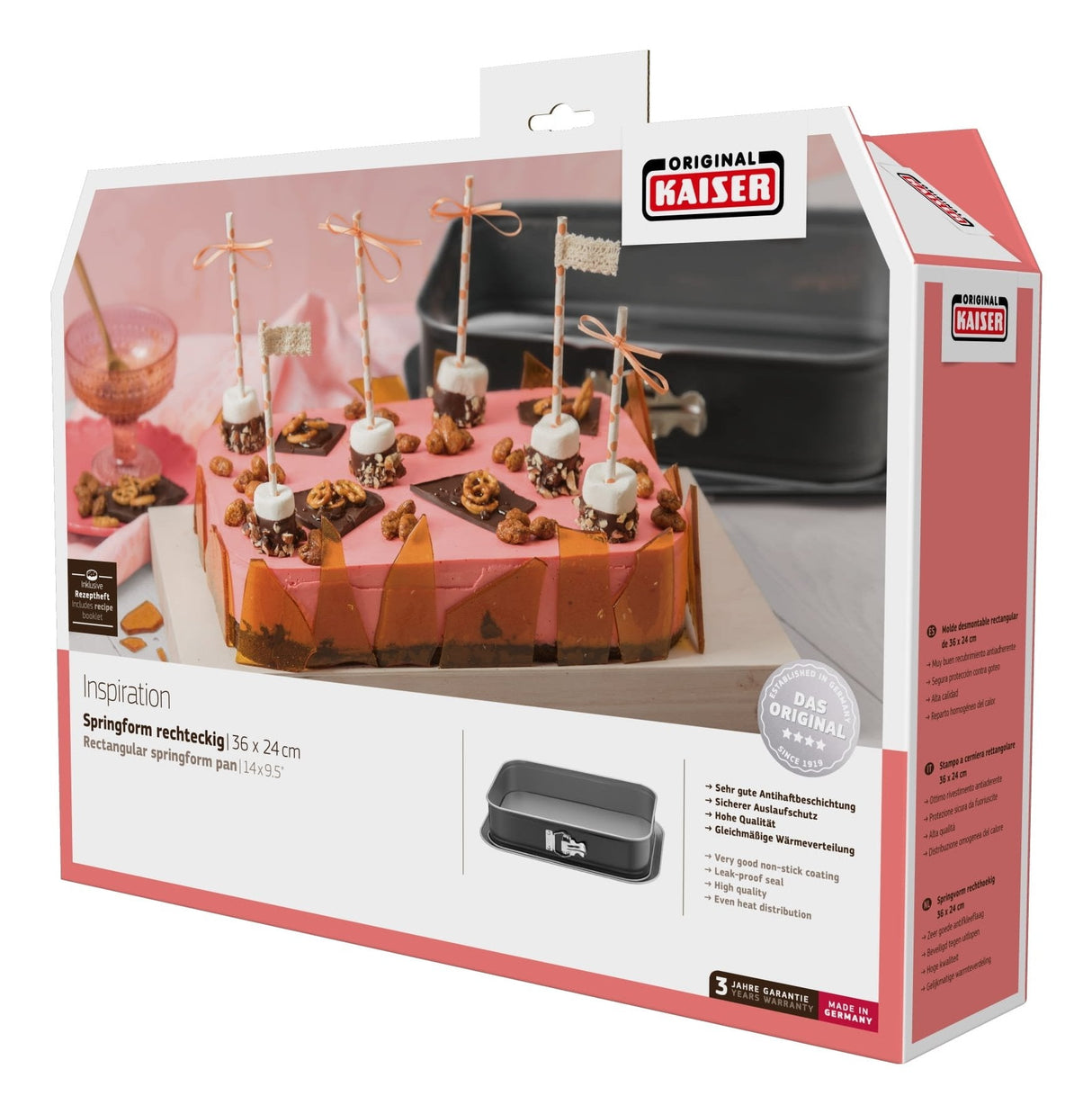 Primavera De Inspiracion Kaiserf. Sarten Rectangular 35 X 24 Cm