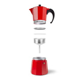 Cafetera  Orbegozo Kfr 1240  De Aluminio - Prepara 12 Tazas De Cafe En Minutos - Compatible Con Diferentes Tipos De